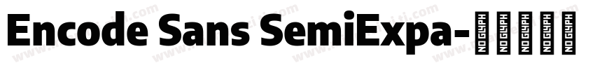 Encode Sans SemiExpa字体转换